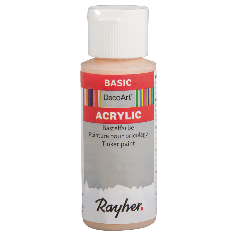 Acrylic-Bastelfarbe, hell beige, Flasche 59 ml