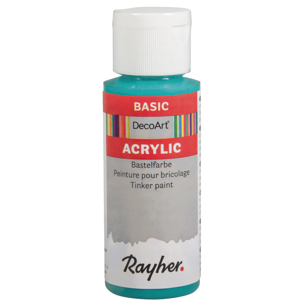 Acrylic-Bastelfarbe, ind.türkis, Flasche 59 ml
