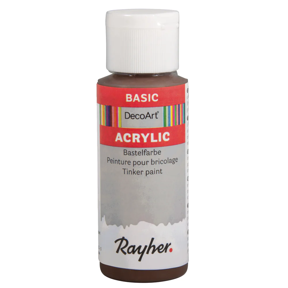 Acrylic-Bastelfarbe, mokka, Flasche 59 ml