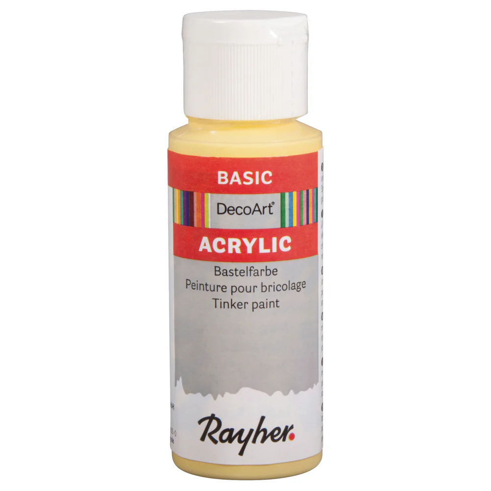 Acrylic-Bastelfarbe, zitrone, Flasche 59 ml