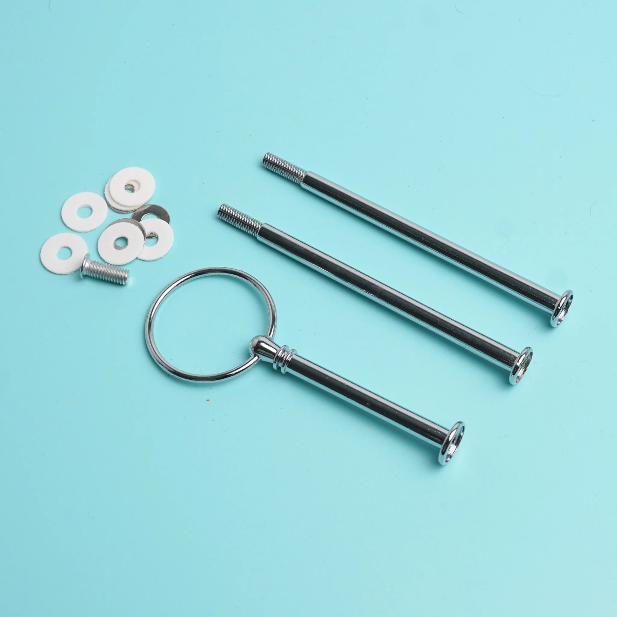 Etageren Stange rund silber
