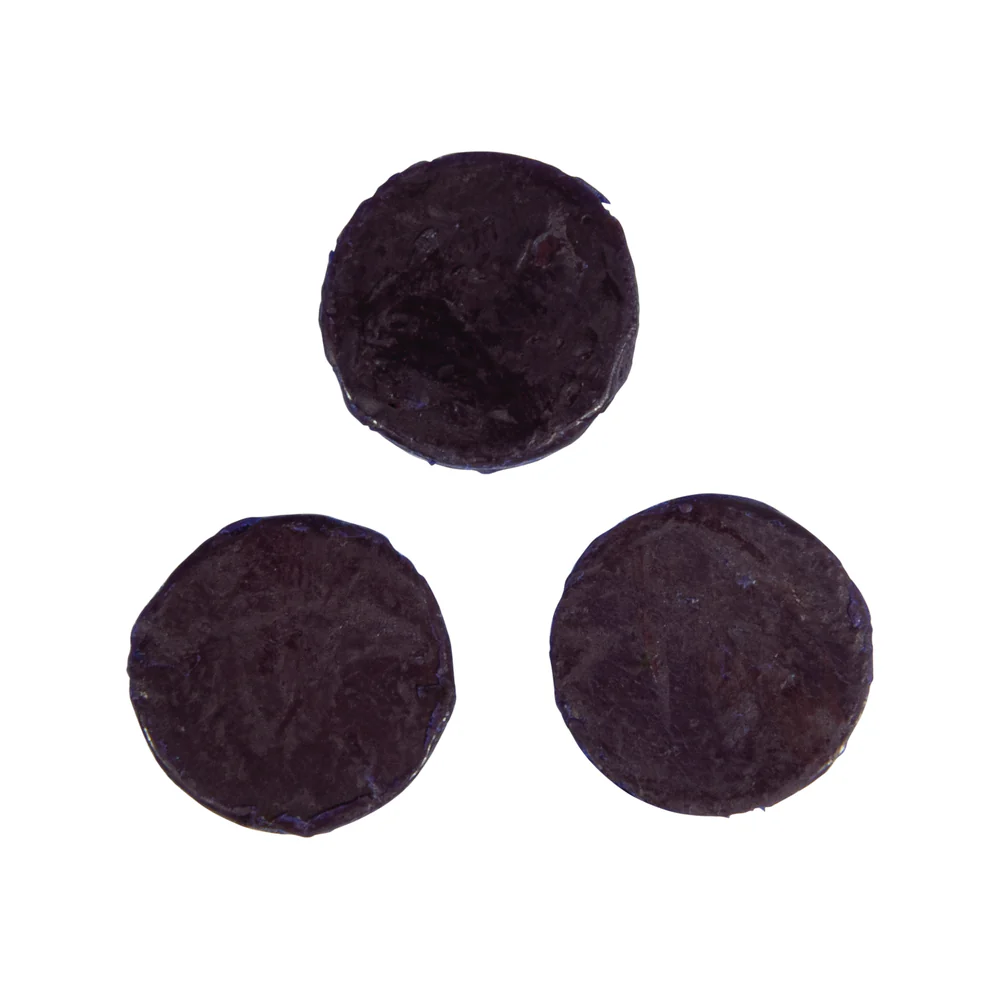 Färbtabletten für Wachs und Kerzengel, m.blau, SB-Btl. 3 Stück,  2 cm ø