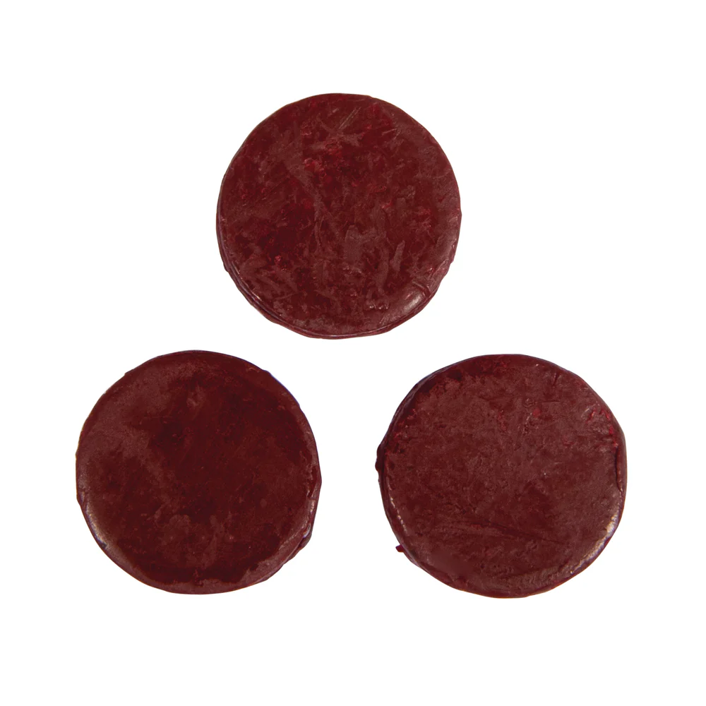 Färbtabletten für Wachs und Kerzengel, rot, SB-Btl. 3 Stück,  2 cm ø