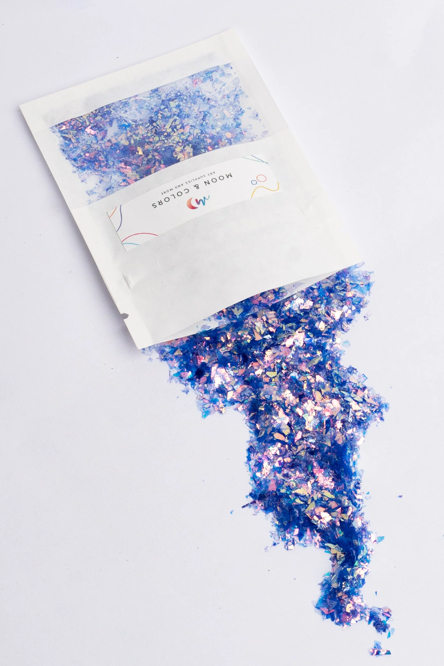 Flakes - lila mix, transparent holografisch (3g)