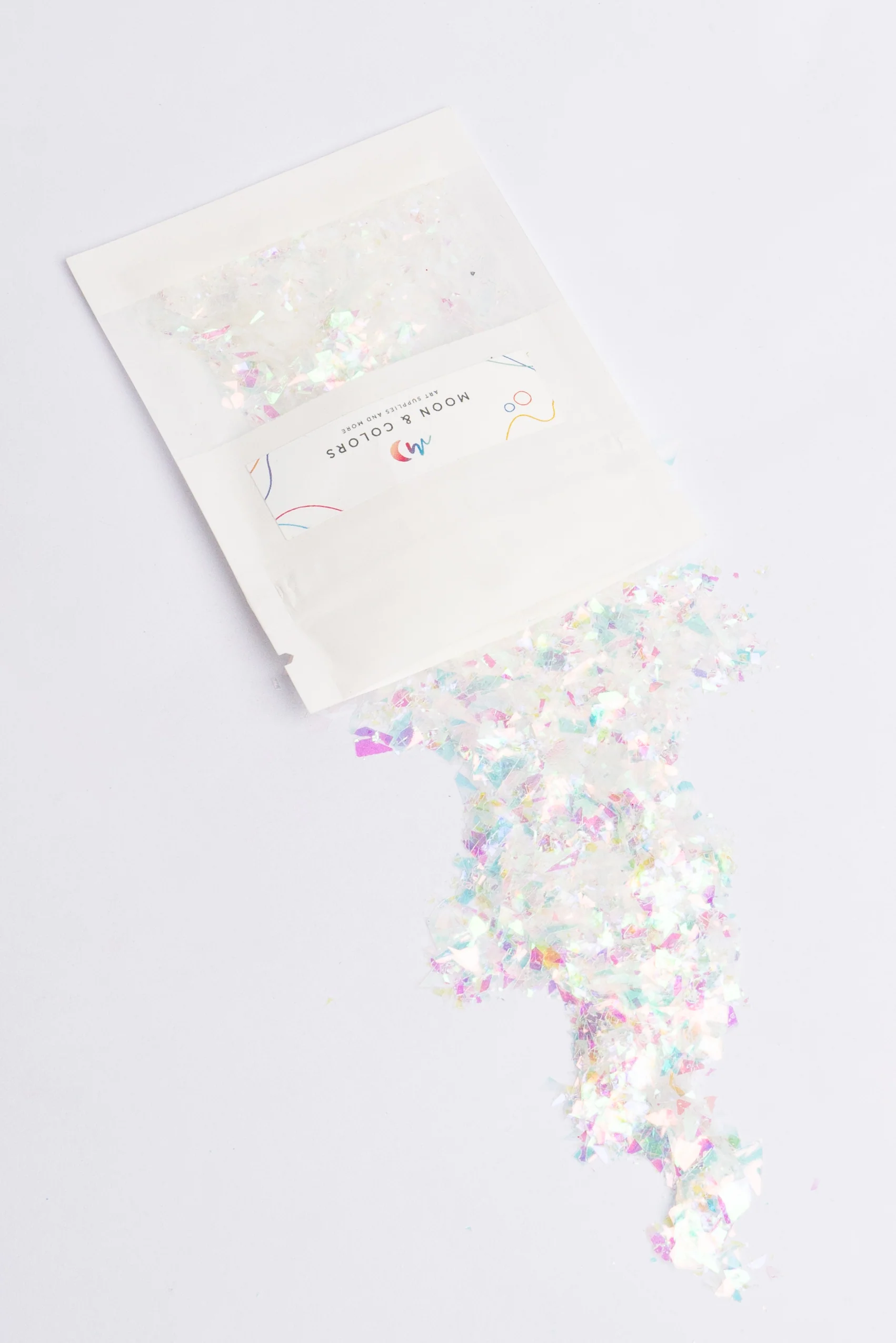Flakes - weiß, holografisch (3g)