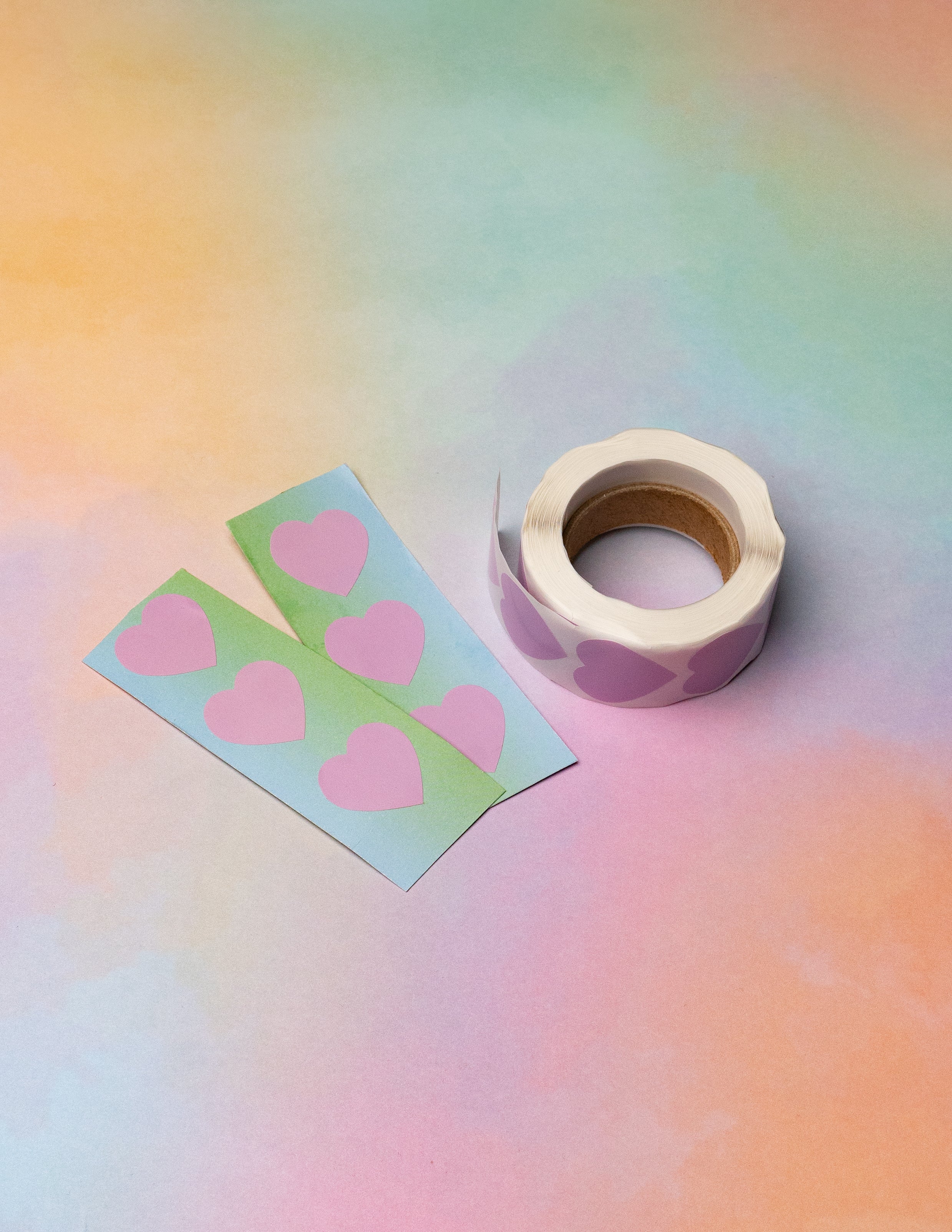 Herzsticker Lila 2,5cm