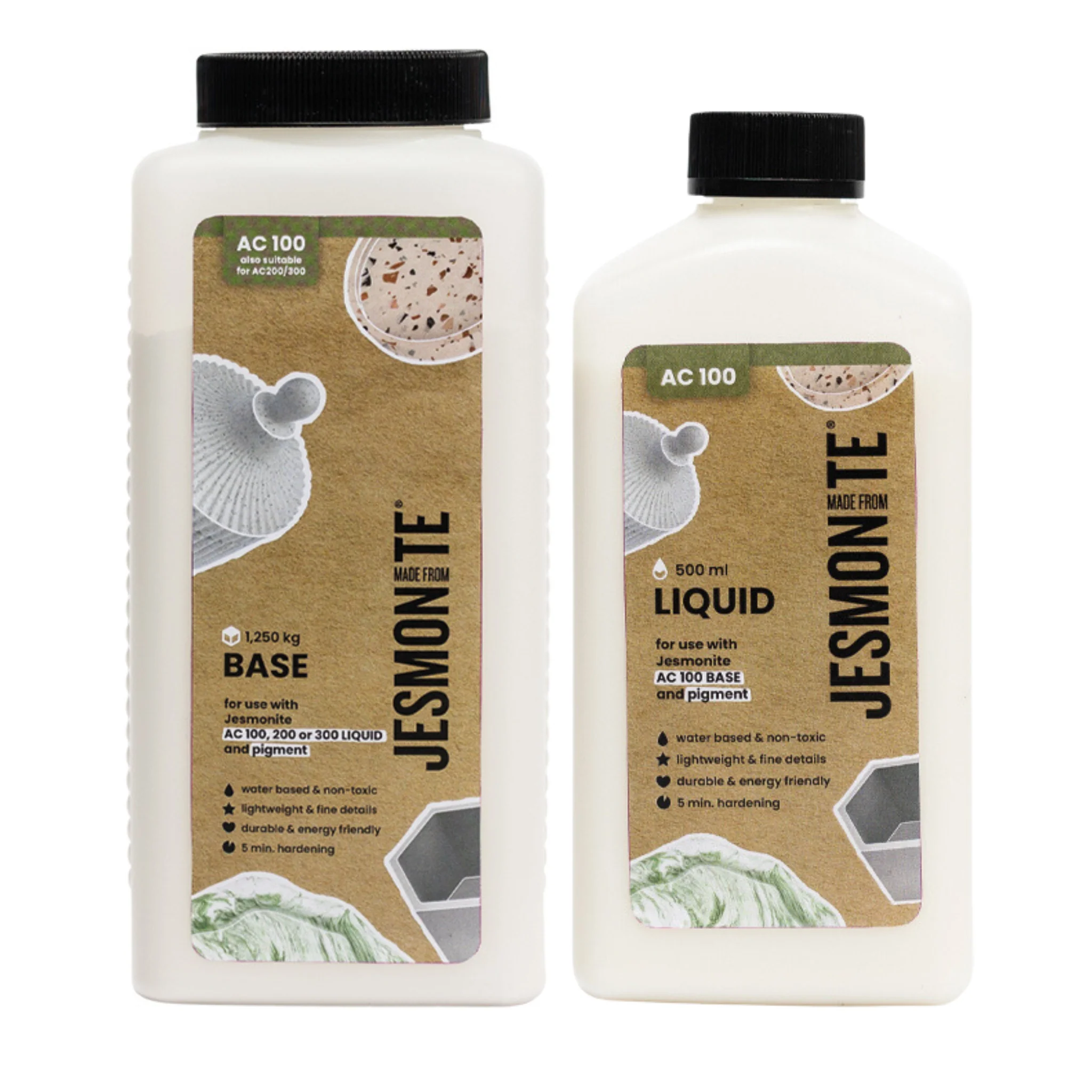 Produkte Jesmonite AC100 500ml Liquid & 1,250KG Base