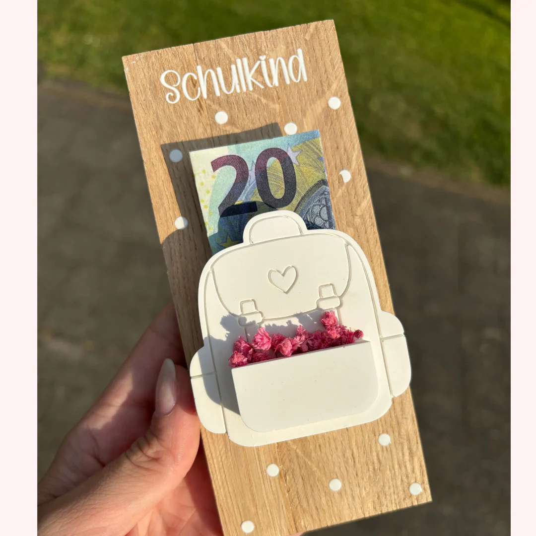 Silikonform Schulranzen für Geld und Blumen - Image 2
