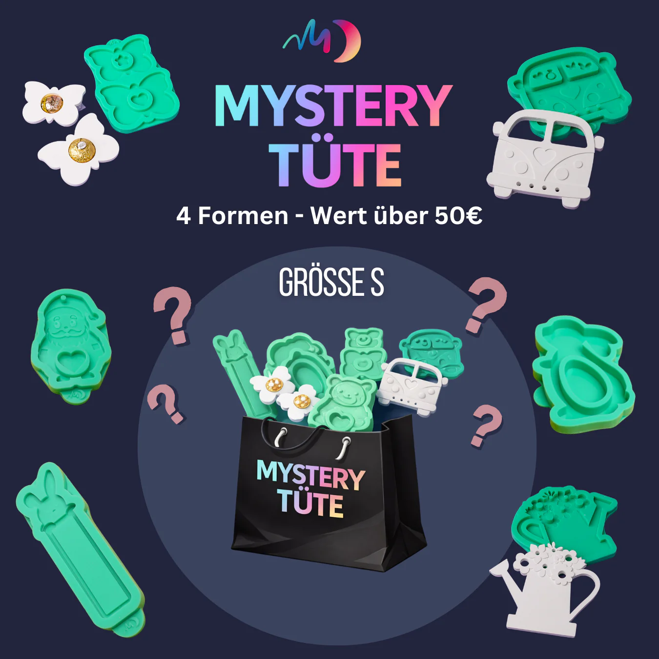 Mistery Tüte Größe S - 4 Formen