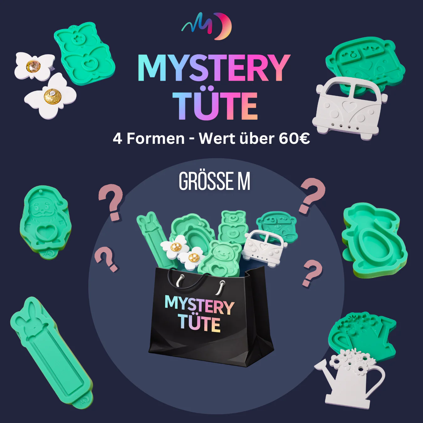 Mistery Tüte Größe M - 5 Formen