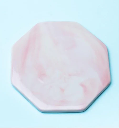 Octagon Platte - rosa