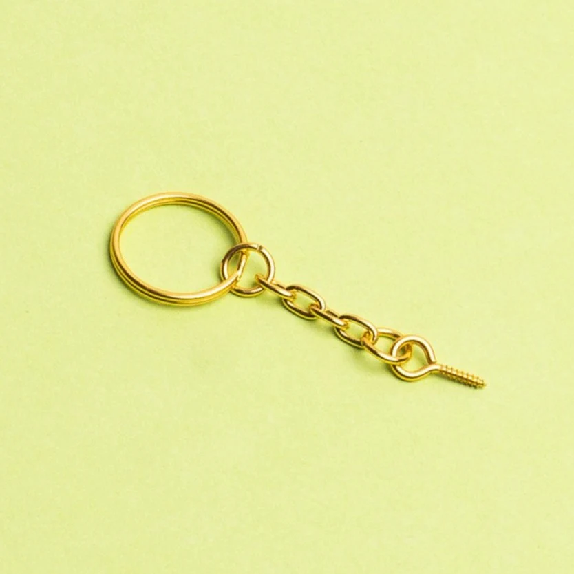 Schlüsselring gold