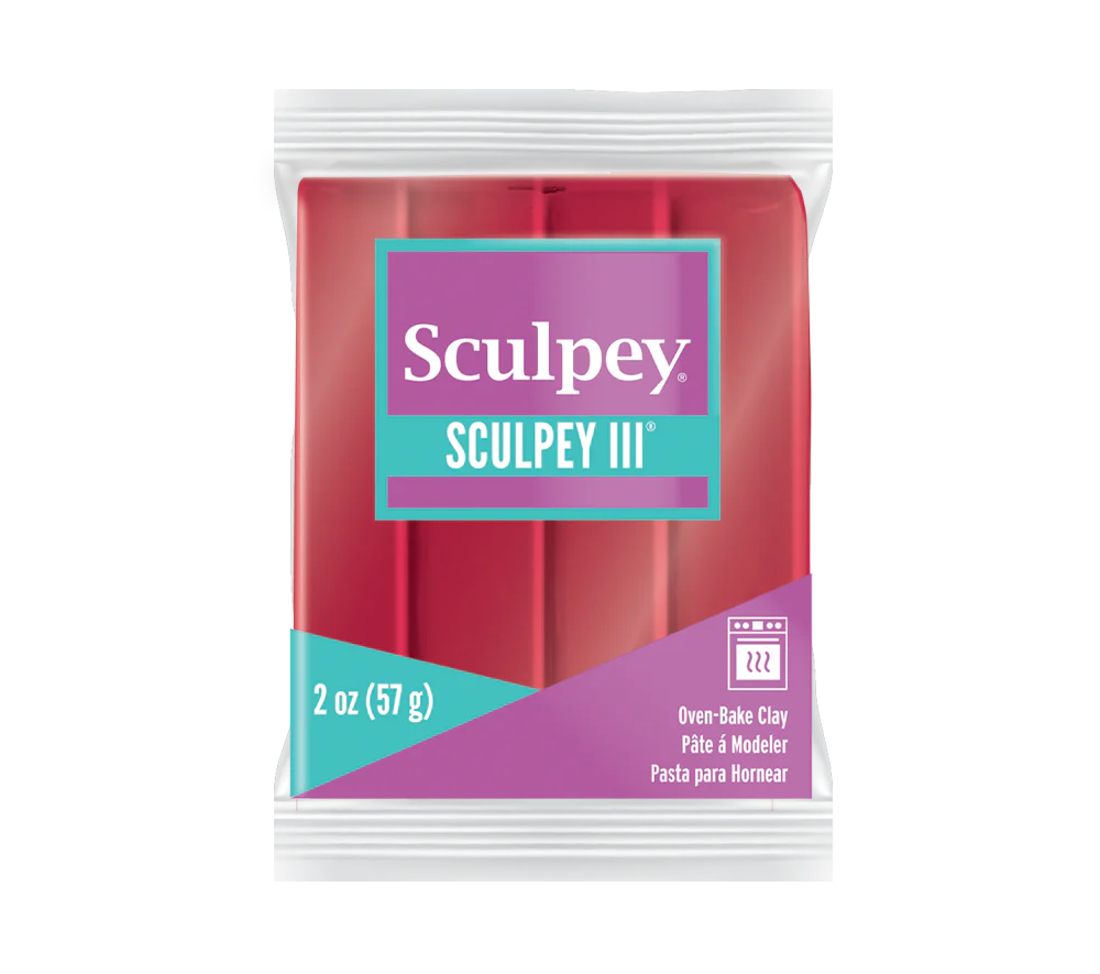 Sculpey III - Deep Red Pearl