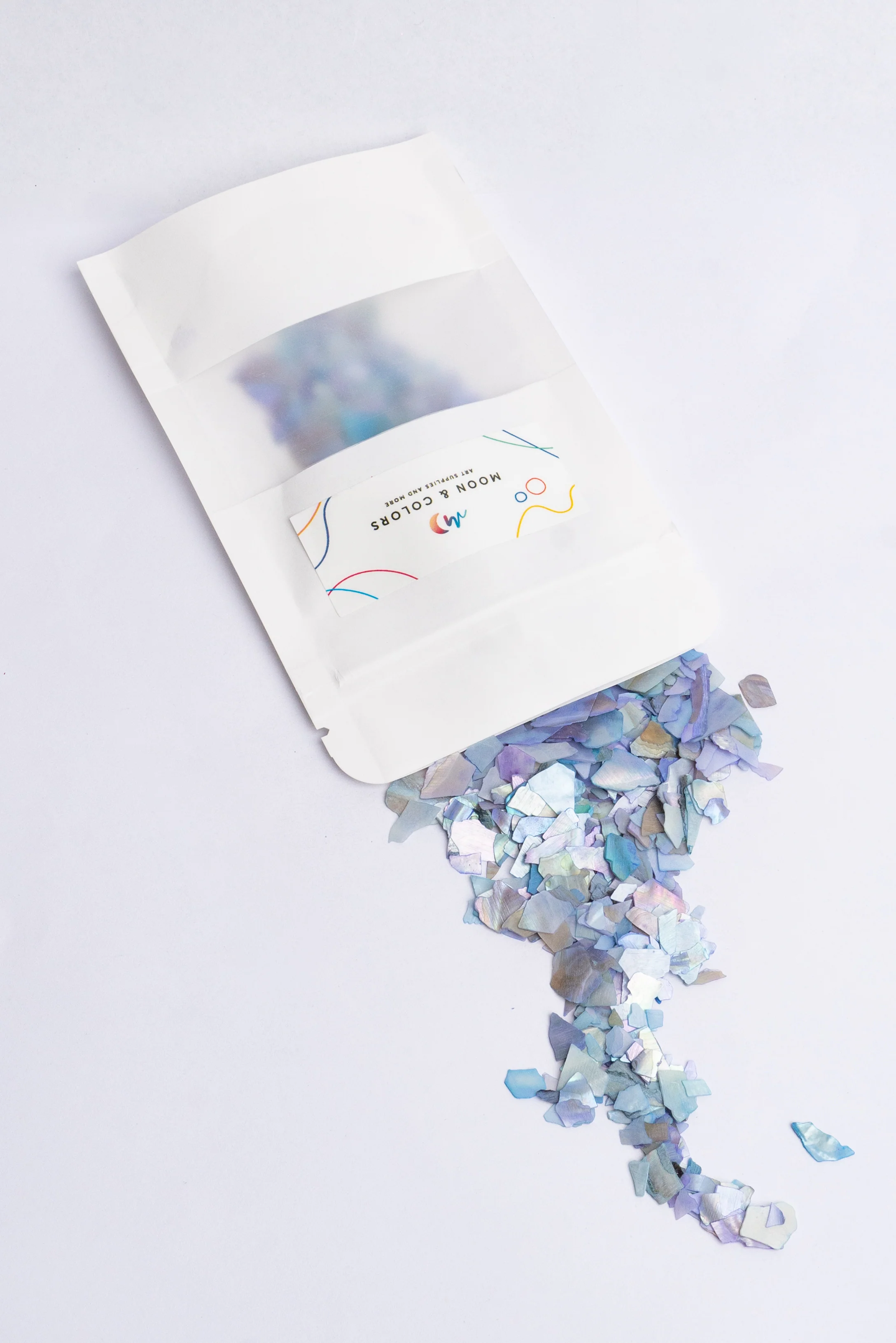 Shellflakes - blau, lila (25g)