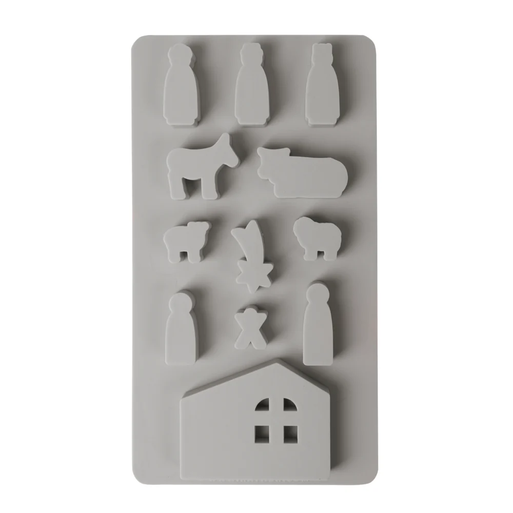 Silikon Gießform Mini Krippe (Rayher) - Image 5