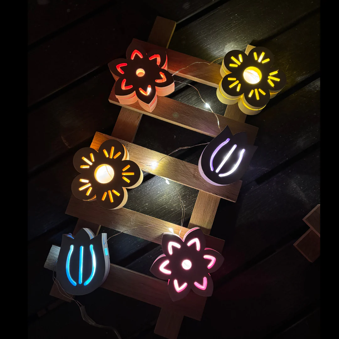 Silikonform Blumen - Lichterkette - Image 12