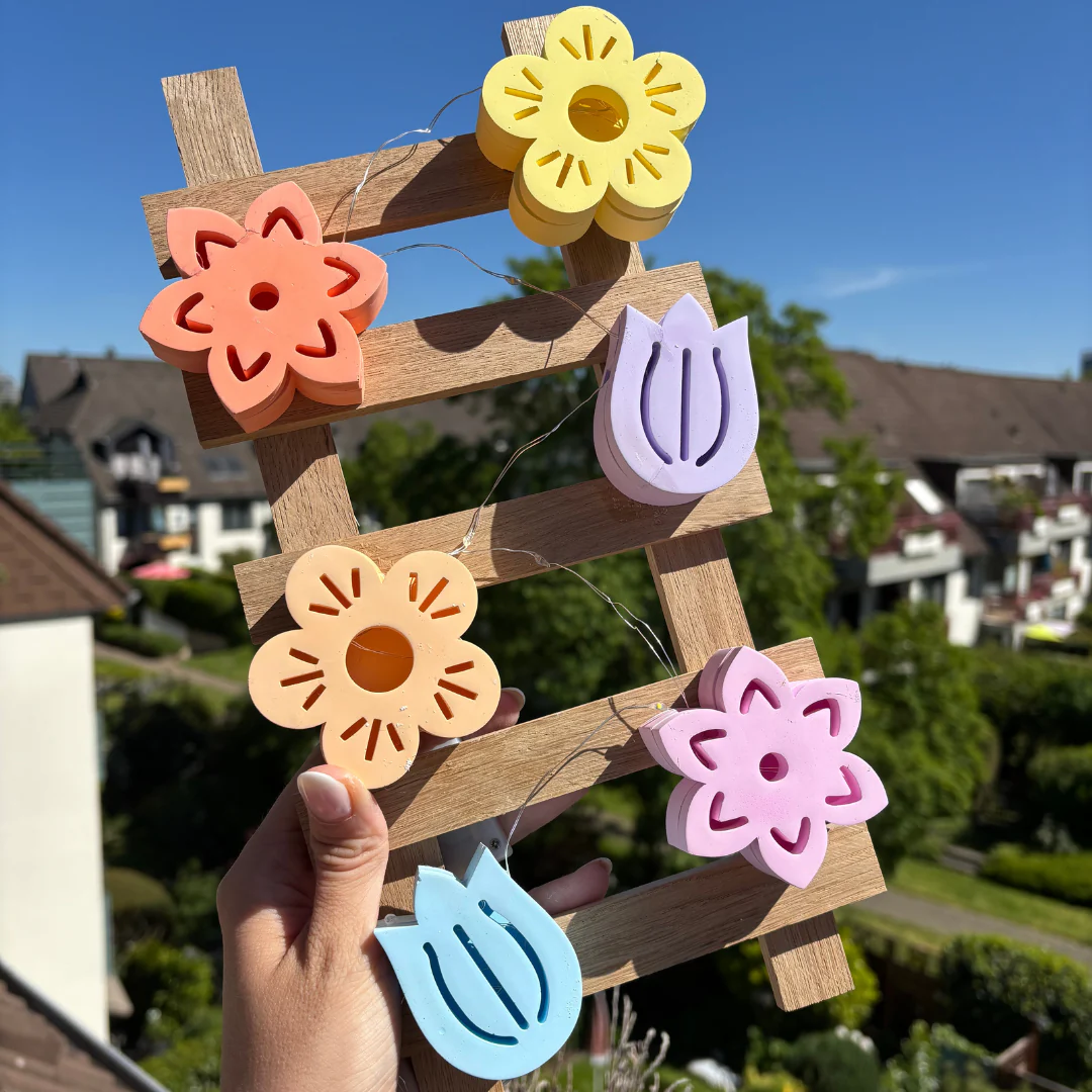 Silikonform Blumen - Lichterkette - Image 6