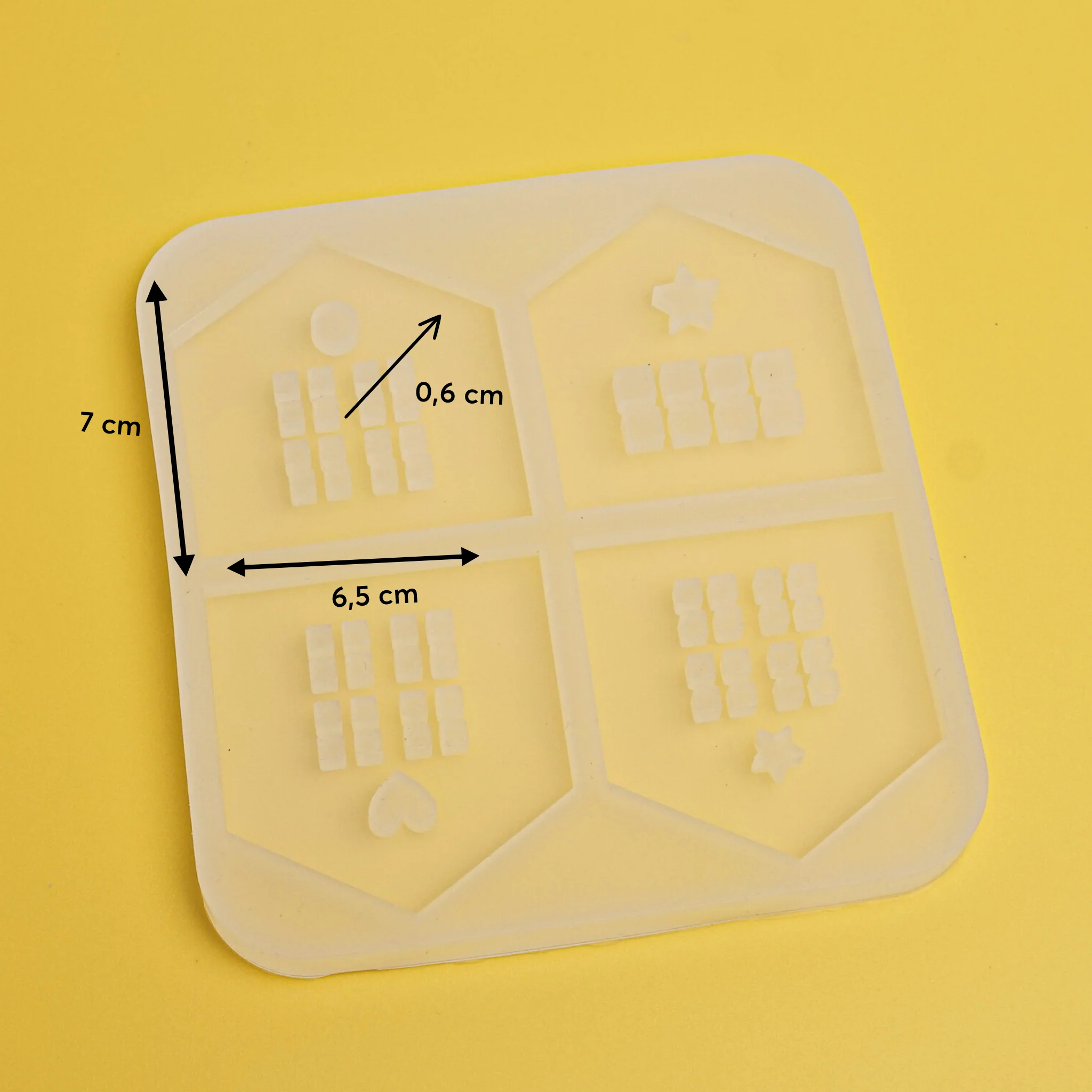 Silikonform Cover Set "Dorf" für Häuser - Teelichter und Ballonlichter - Image 4