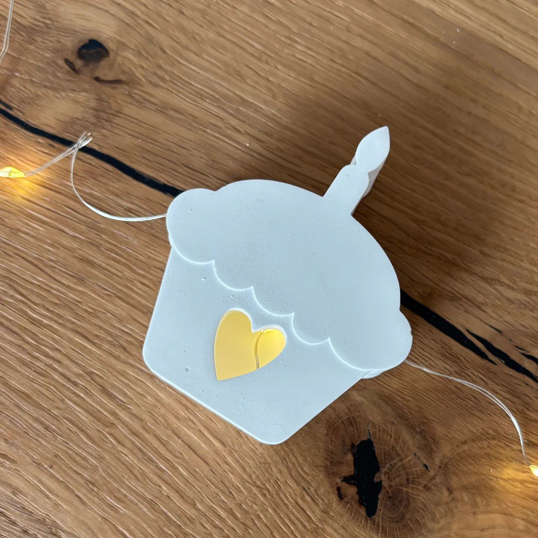 Silikonform Cupcake - Muffin Lichterkette
