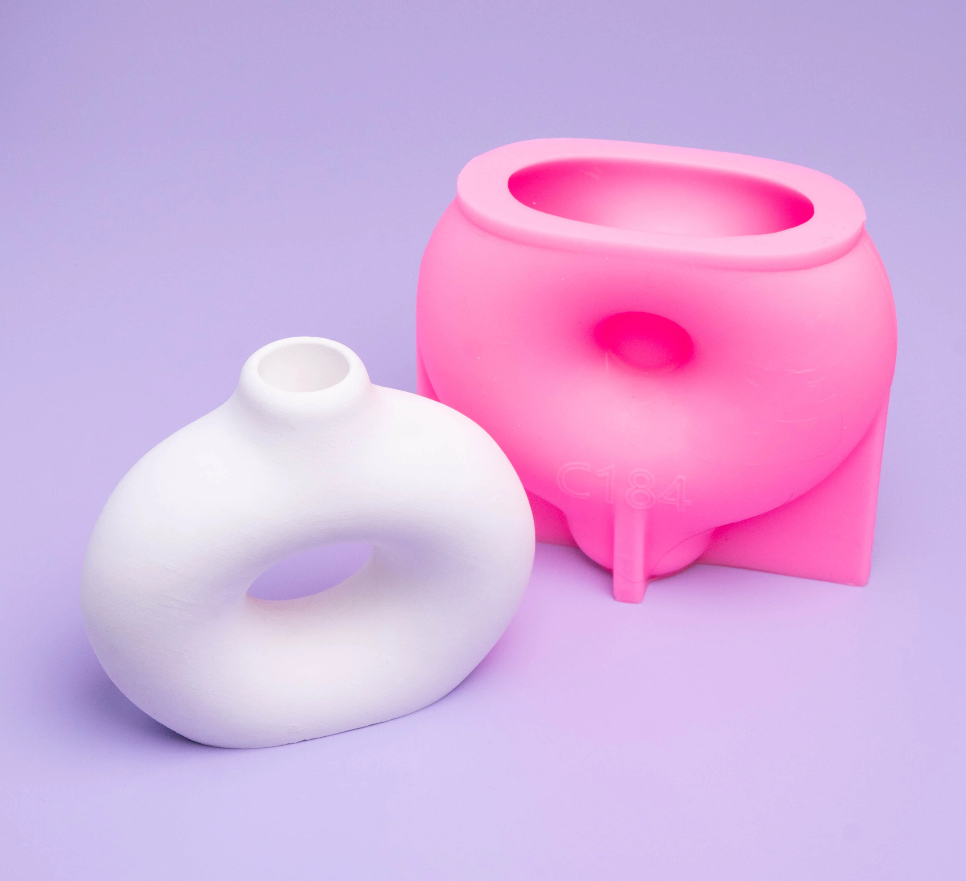 Silikonform Donut Vase - Image 2