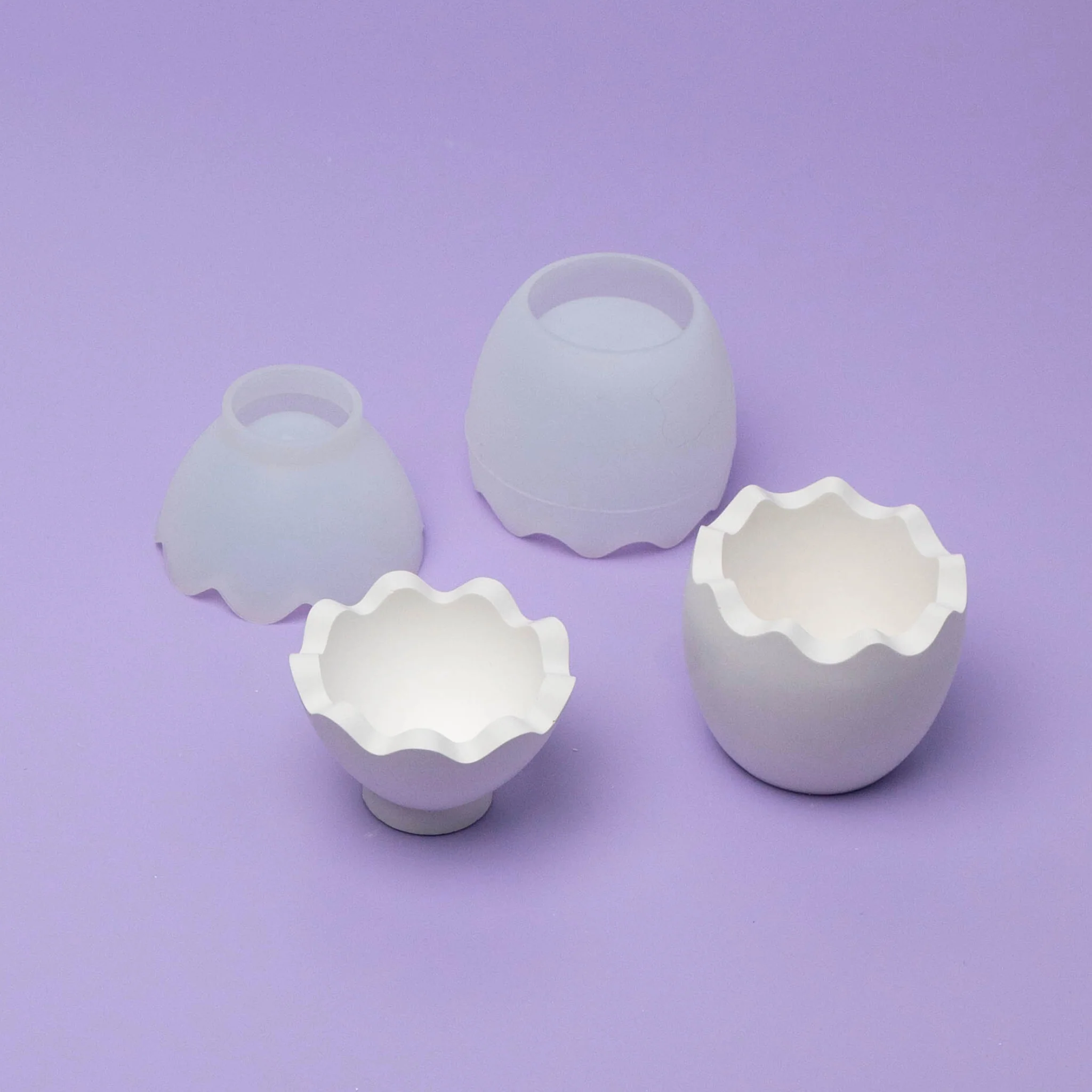 Silikonform Eierschale