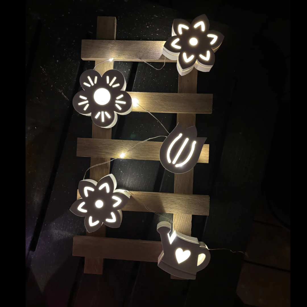 Silikonform Blumen - Lichterkette - Image 11