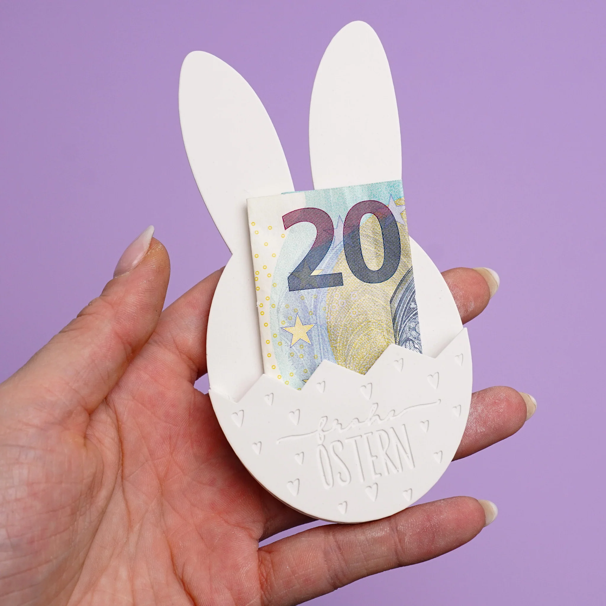 Silikonform Hase in Eierschale für Geld und Gutscheine - Image 8