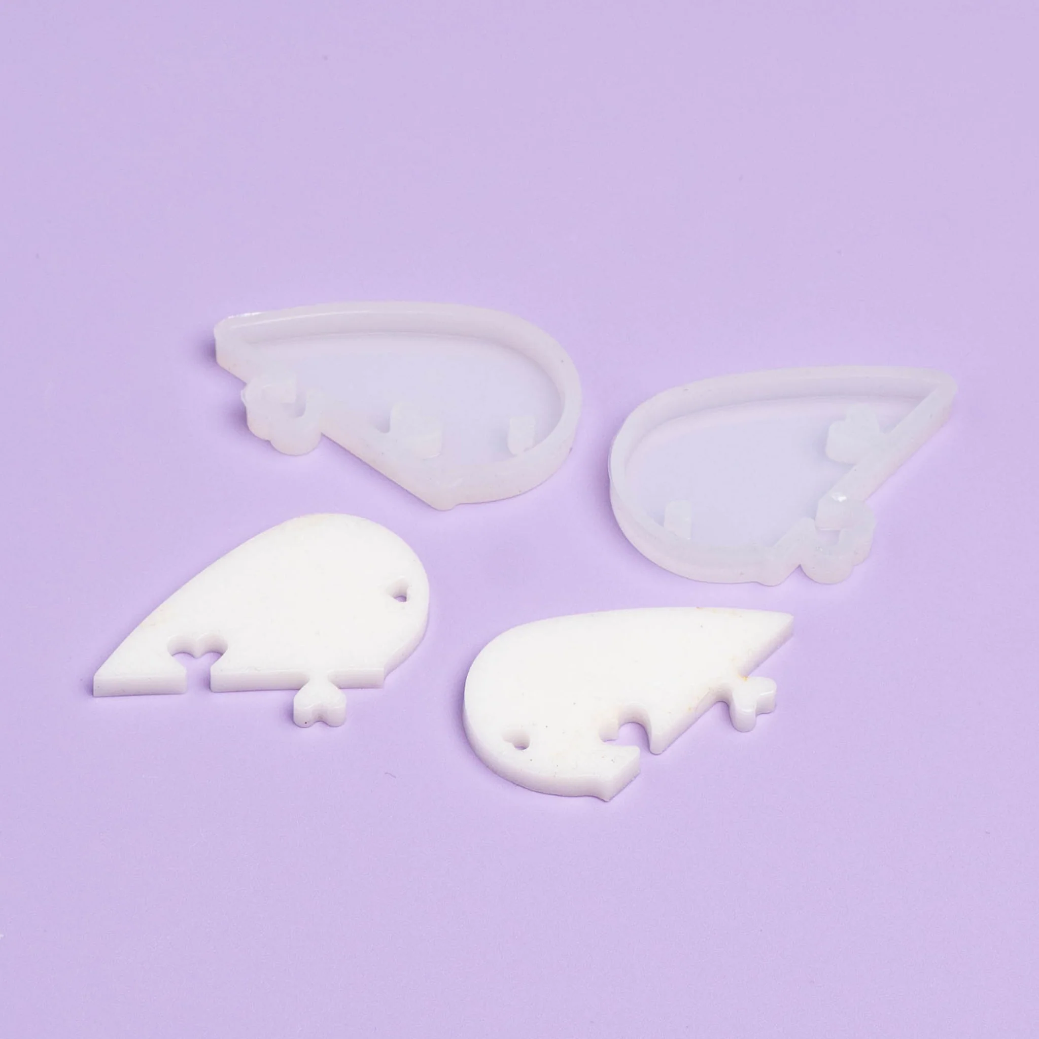 Silikonform Herzpuzzle