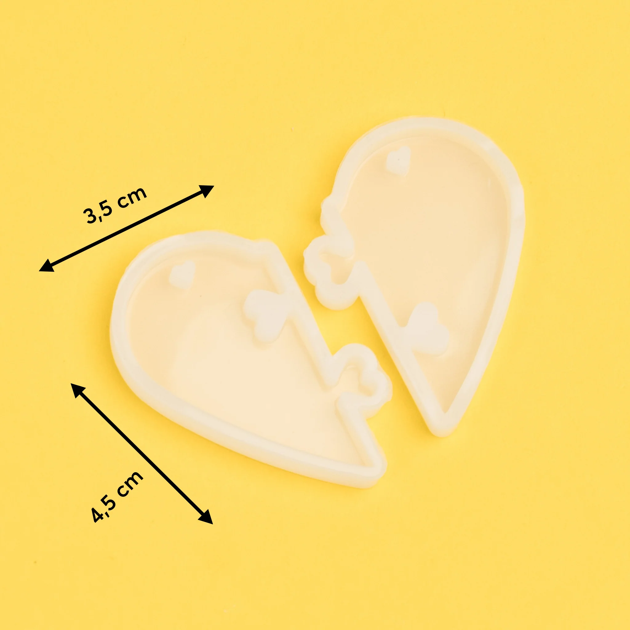 Silikonform Herzpuzzle - Image 3