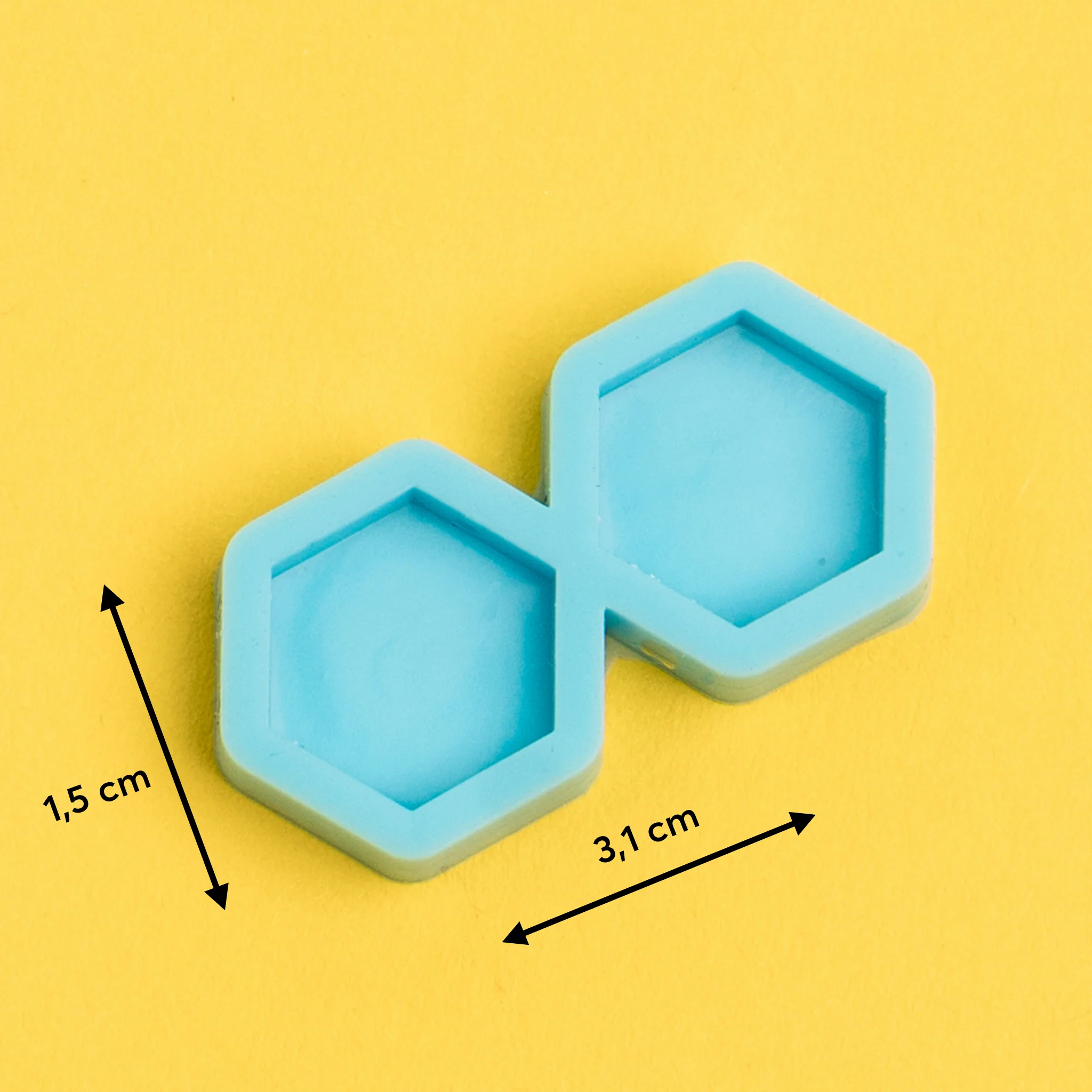 Silikonform Mini Hexagon - Image 3