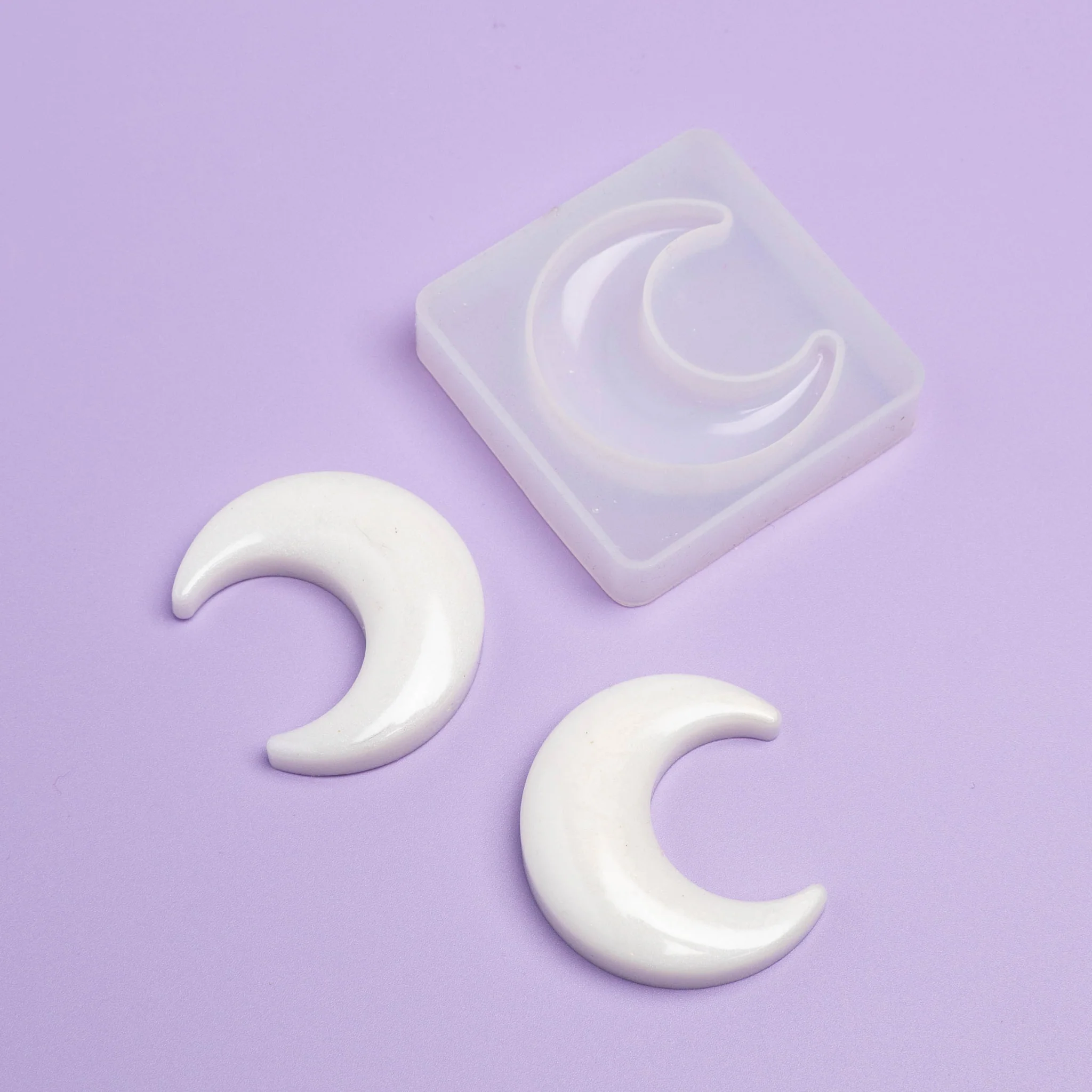 Silikonform Mond 3d Form
