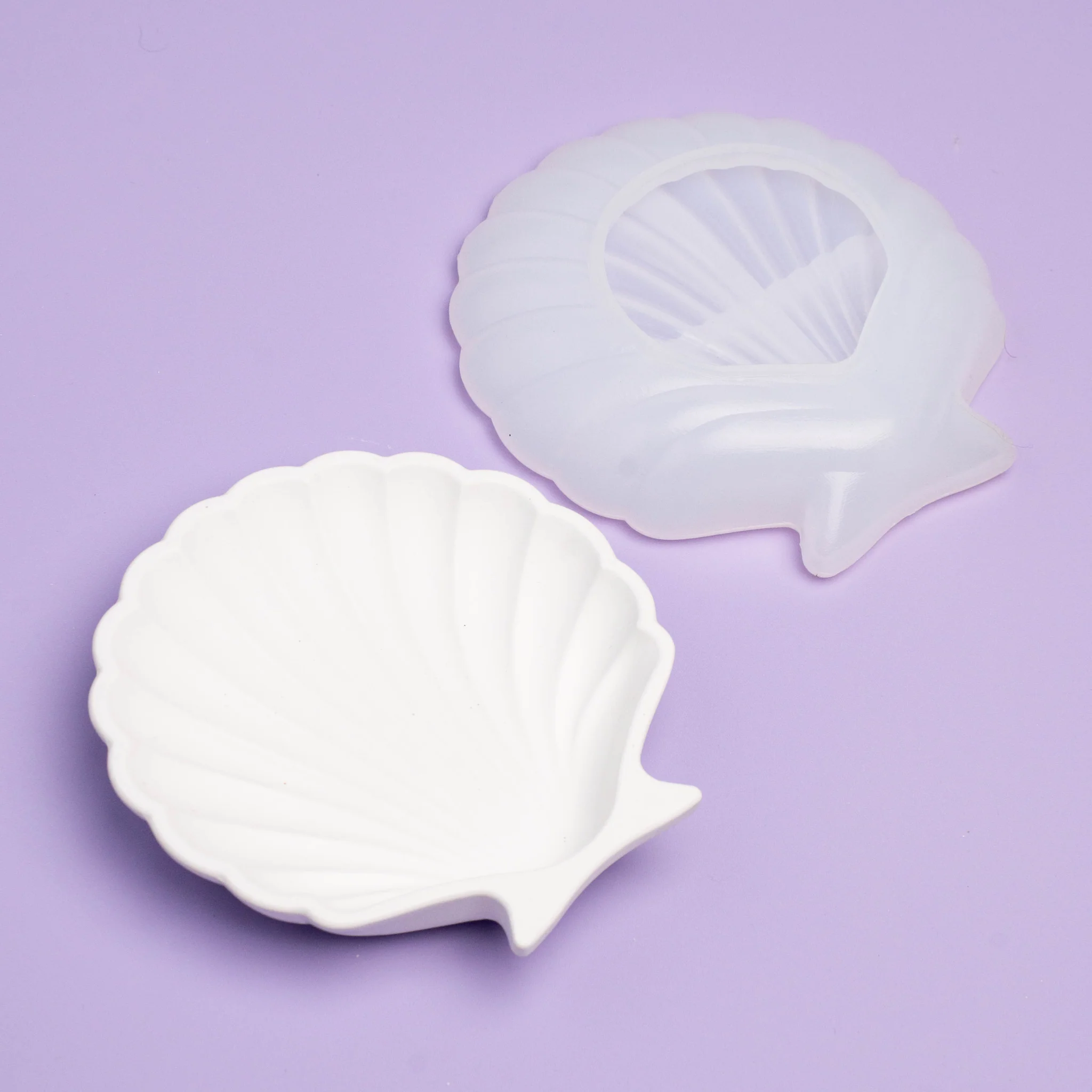 Silikonform Muschelschale