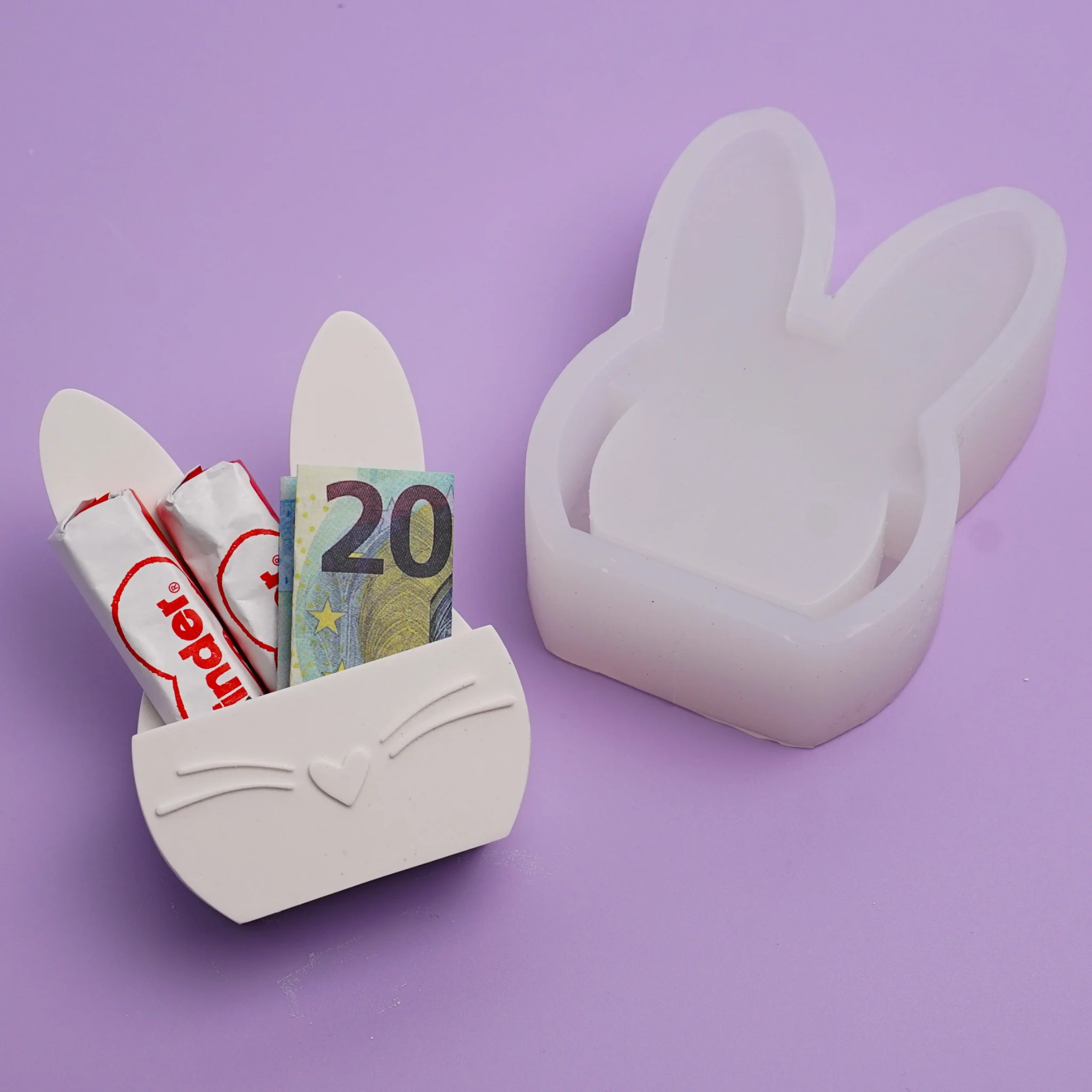 Silikonform Osterkorb Hase