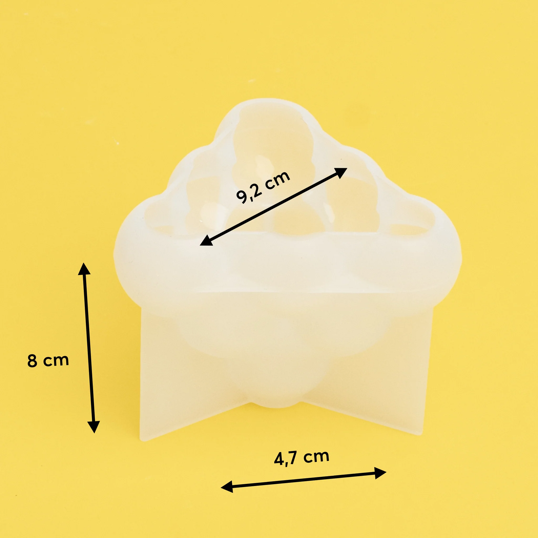 Silikonform Pyramiden Bubble form - Image 3