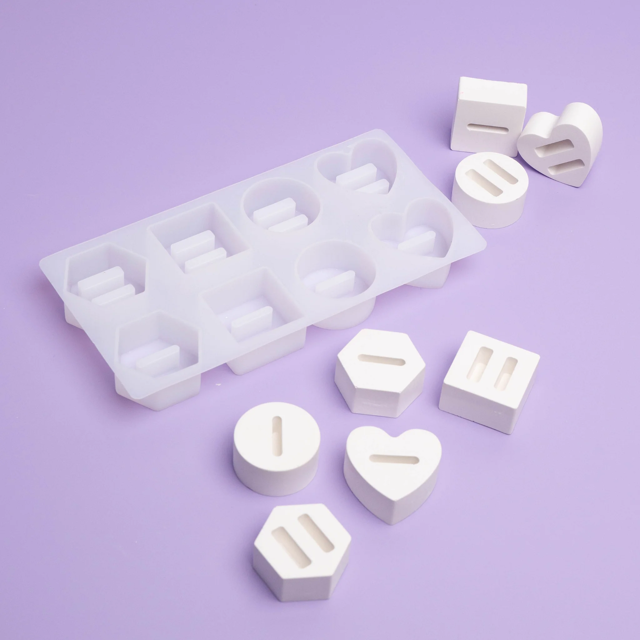Silikonform Ringhalter Set