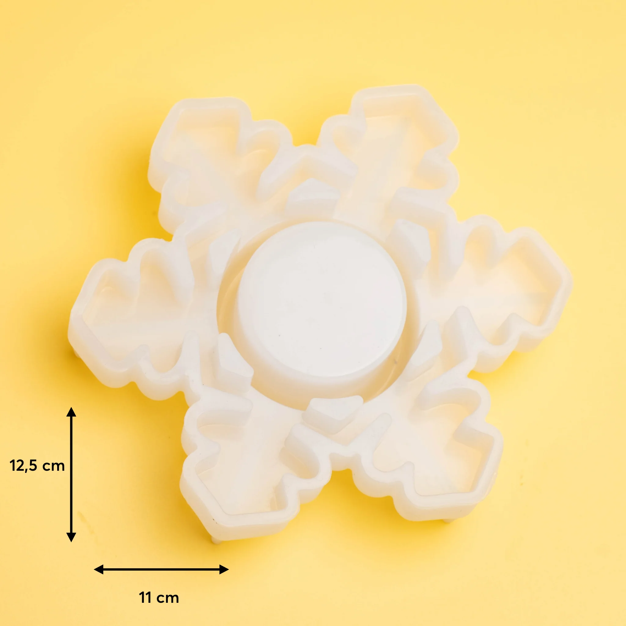 Silikonform Schneeflocken Teelichthalter 1 - Image 4
