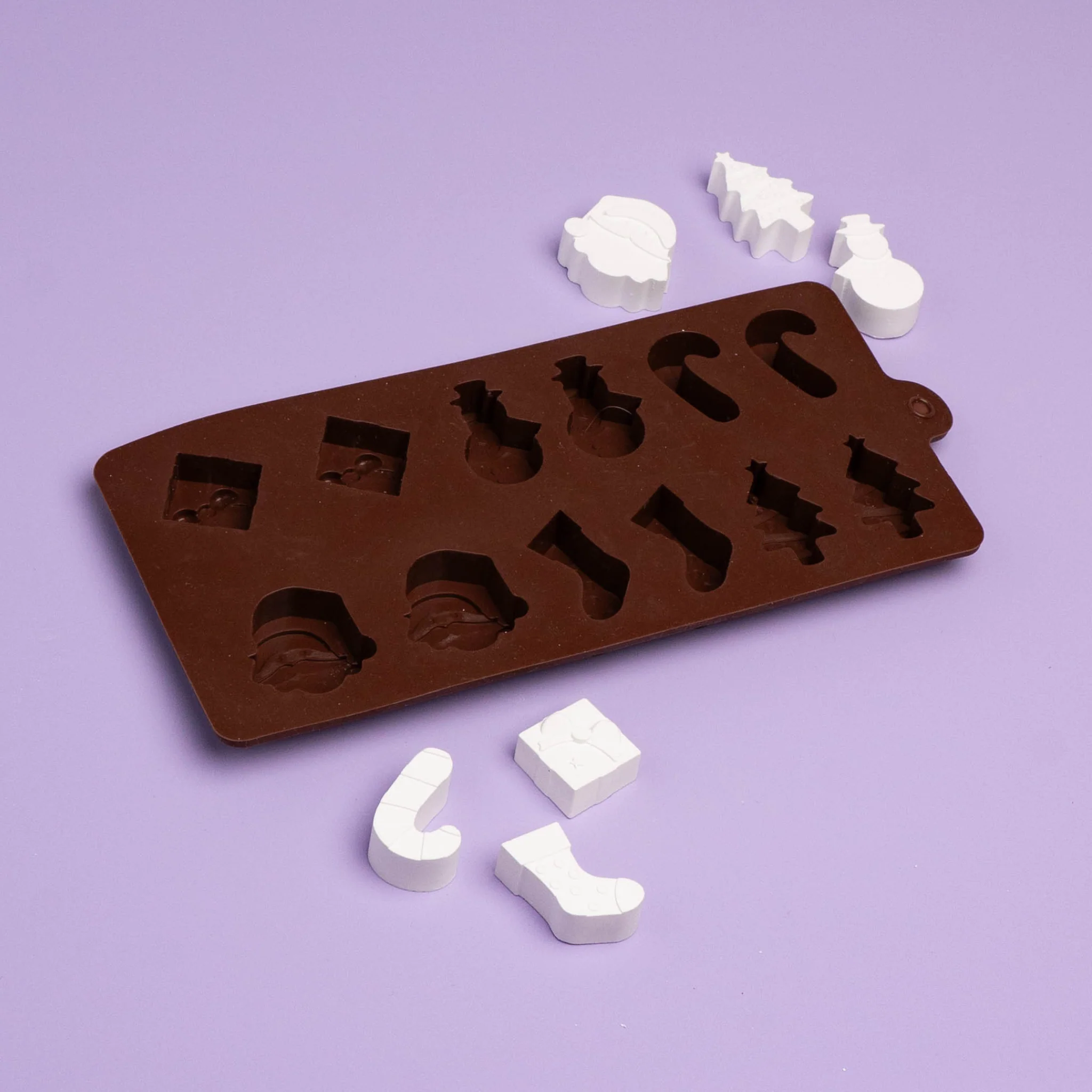 Silikonform Weihnachtsmatte