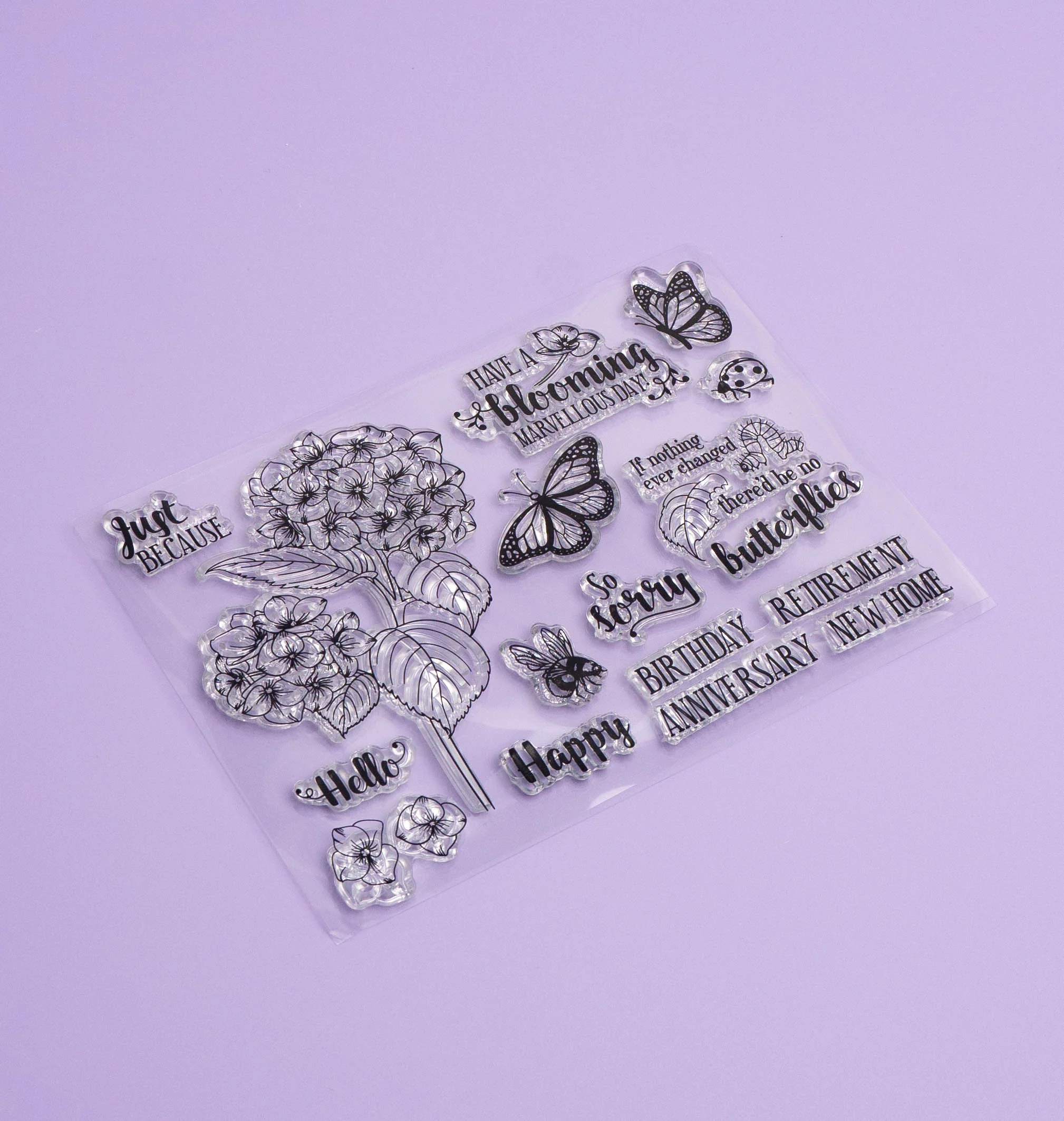 Silikonstempel Frühling