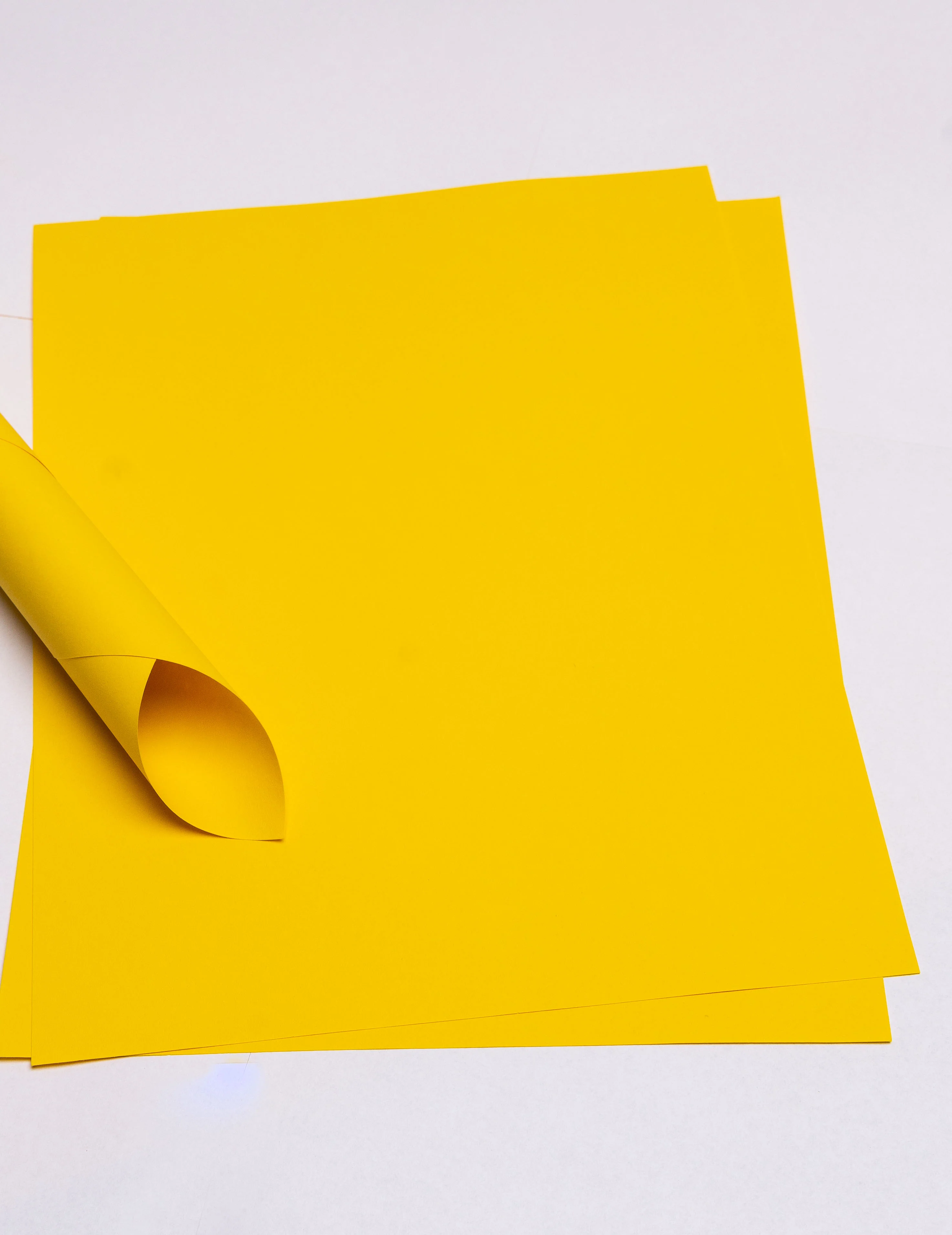 Tonpapier A4 - bananengelb