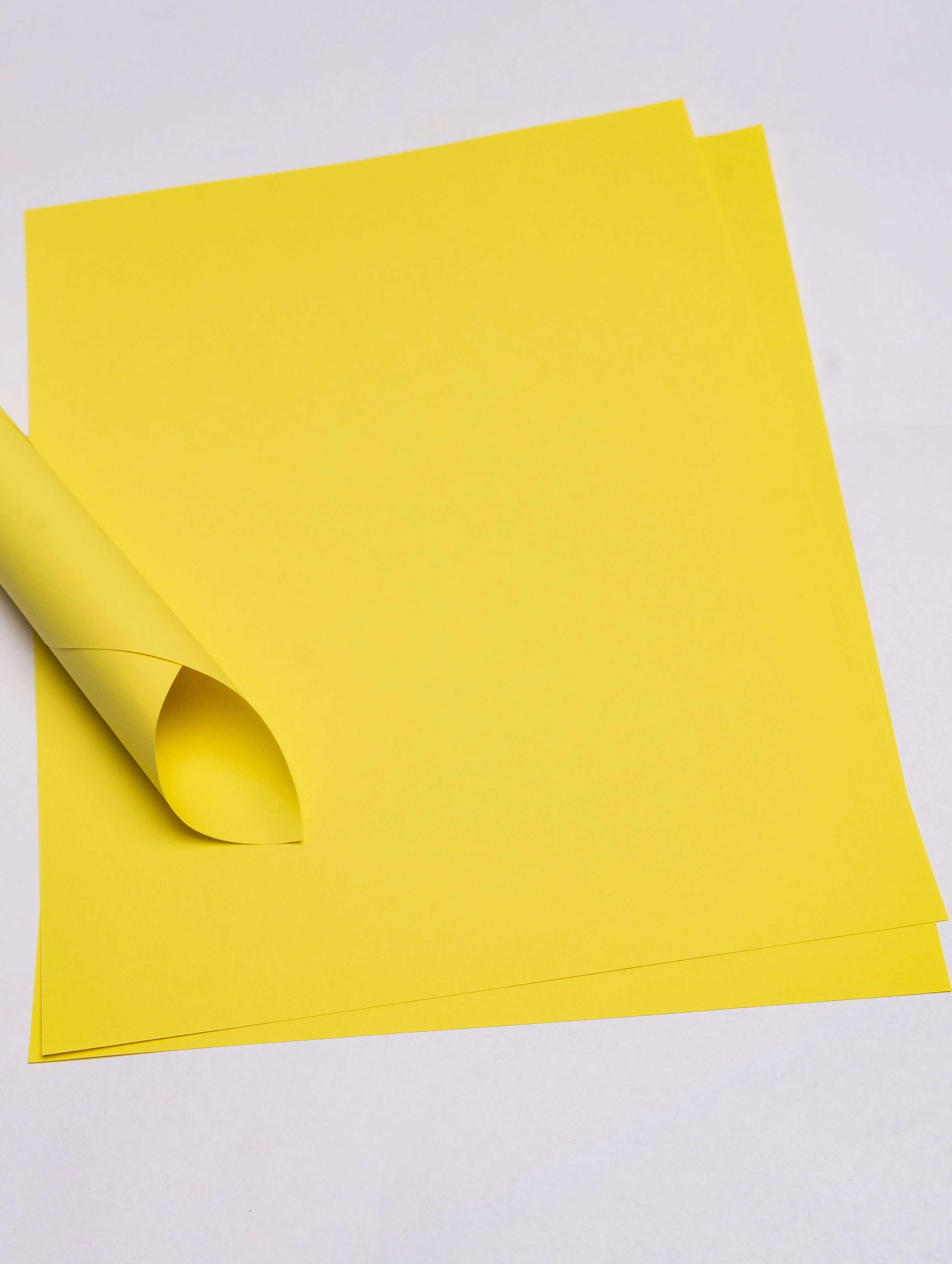 Tonpapier A4 - zitronengelb