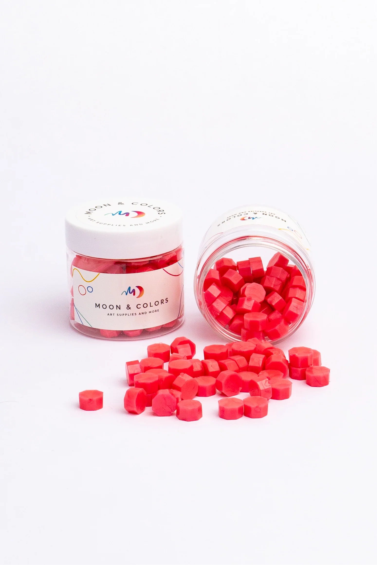 Wachsperlen Hexagon - Satin Pink