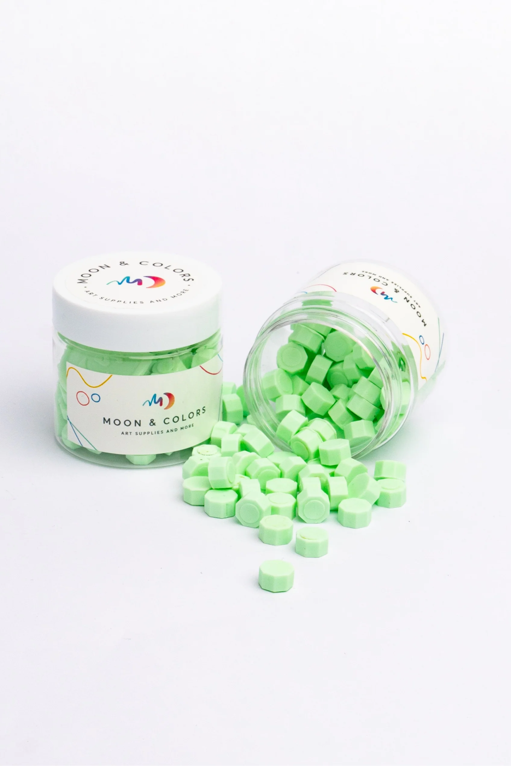 Wachsperlen Hexagon - Mint
