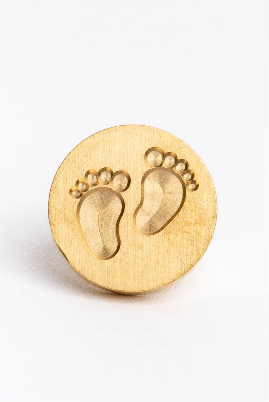 Wachssiegel Babyfuß