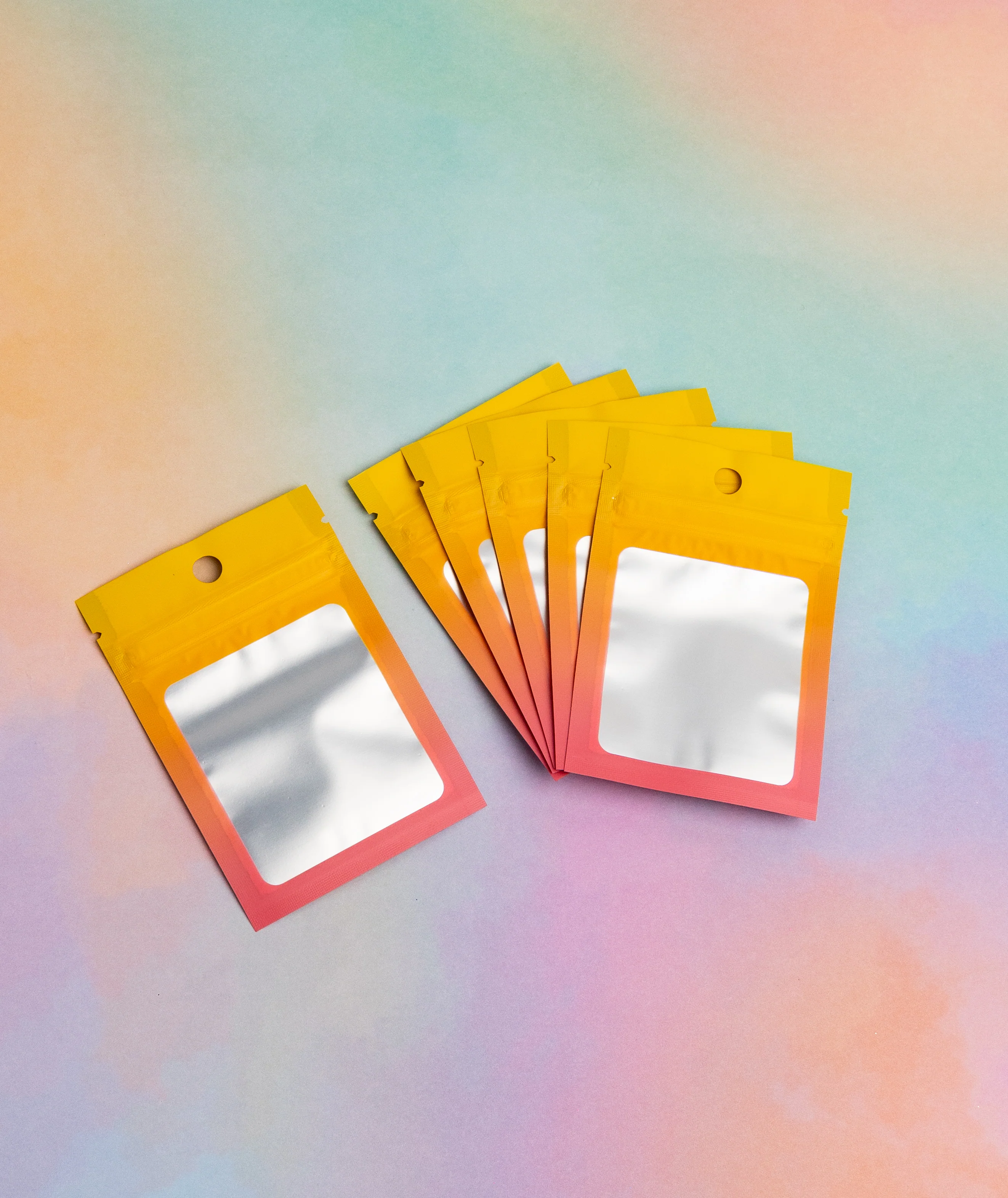 wiederverschließbare Tüten - gelb/orange